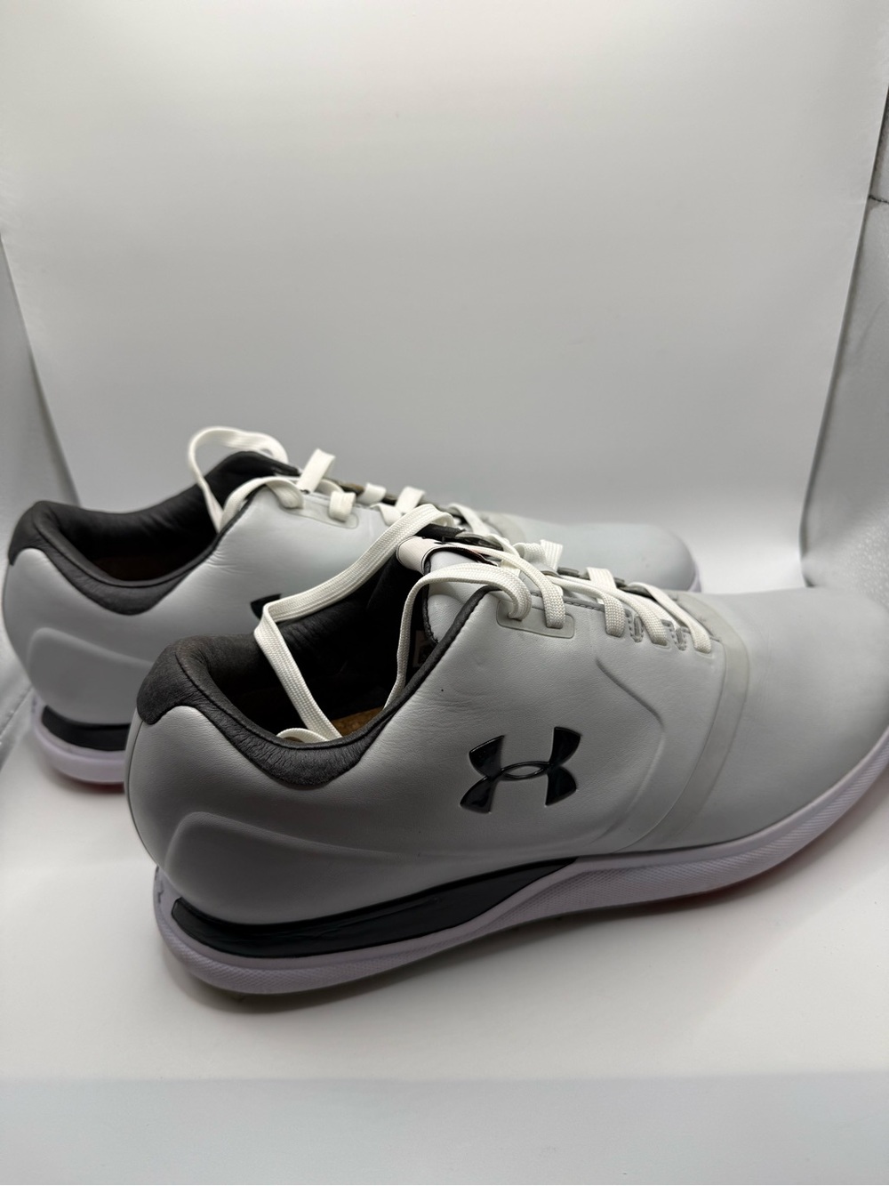 Under Armour Performance SL Spikeless Golf Shoes Gray Black White 1297177-101